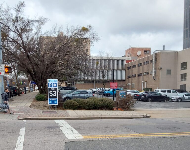 Parking located on 215 S McDowell St in Downtown Raleigh