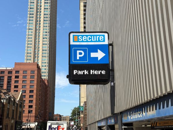 10 E Ontario garage entrance in Chicago, IL