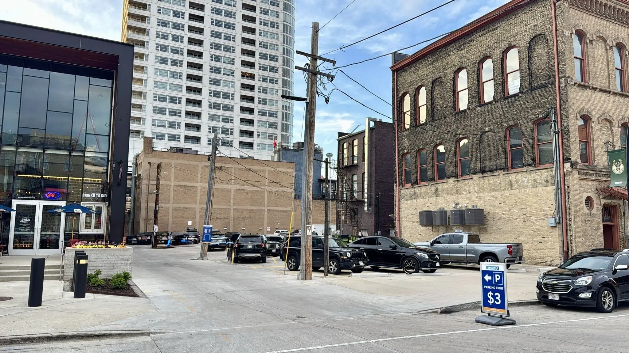Downtown parking located at 316 W Highland Ave next to Fiserv Forum