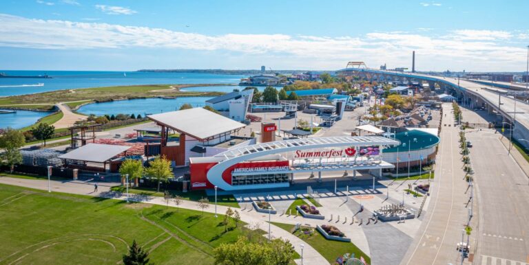 Summerfest Grounds at Henry Maier Festival Park in Milwaukee, WI