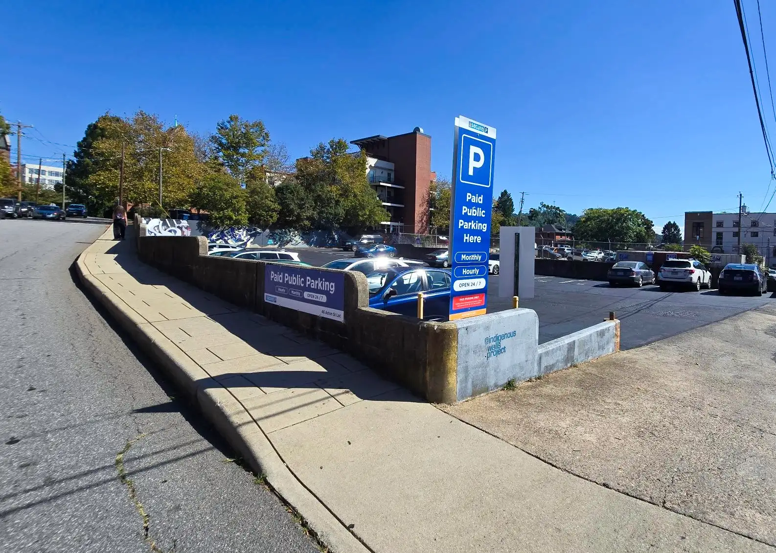 46 Aston St Parking Lot, Asheville, NC - Run by Secure Parking USA