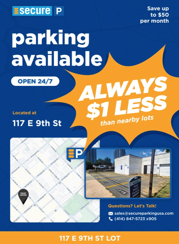Secure Parking USA - 117 E 9th St - Special Flyer