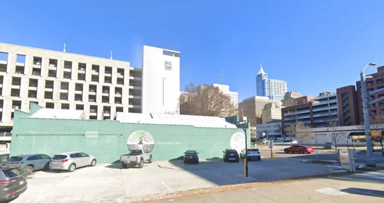 Red Hat Parking Lot in Raleigh, run by Secure Parking USA